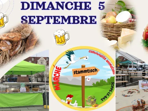 MARCHÉ AUTOUR DU STAMMTISCH